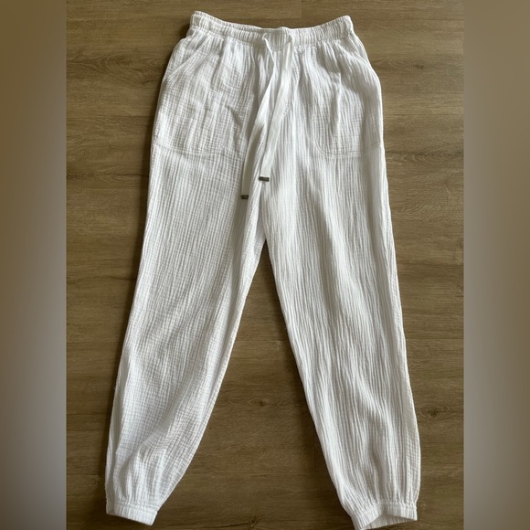 Johnny Was Calme Cotton Crinkle Jogger Pants SZ S - Picture 1 of 6